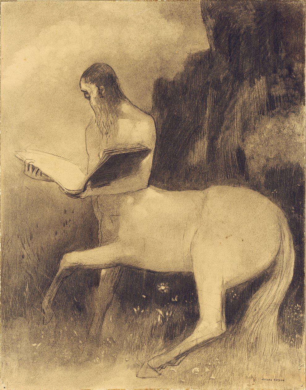 Leitura do Centauro de Odilon Redon