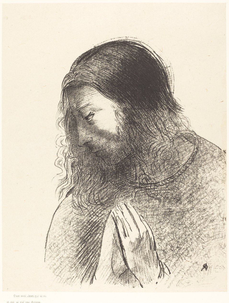 Sou eu, João, que vi e ouvi essas coisas (E eu, João, vi essas coisas e as ouvi de Odilon Redon