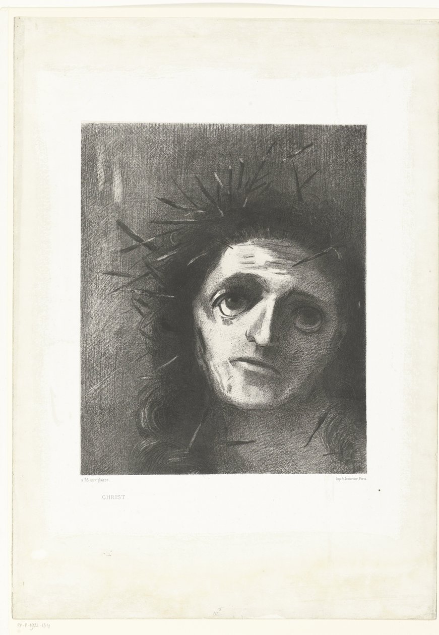 Christus Cristo (título no objeto) de Odilon Redon