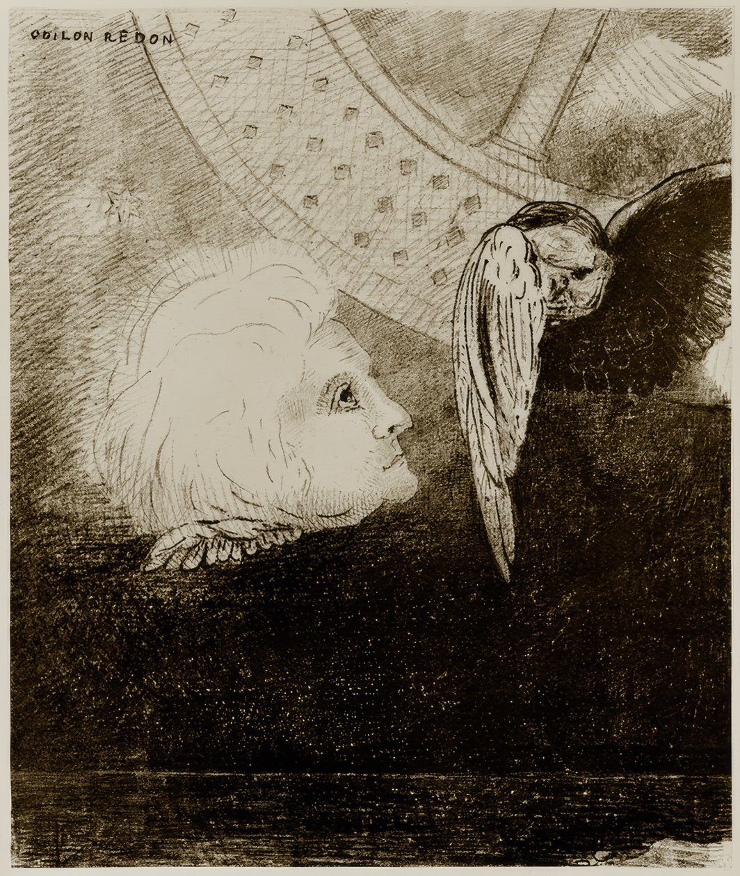 A roda de Odilon Redon