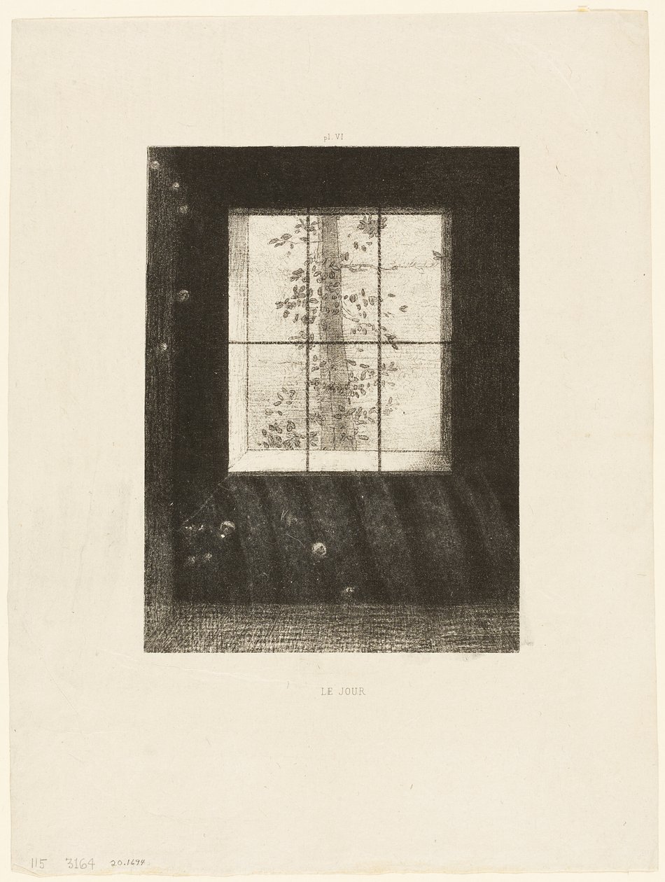 Dia, prato 6 de Sonhos de Odilon Redon