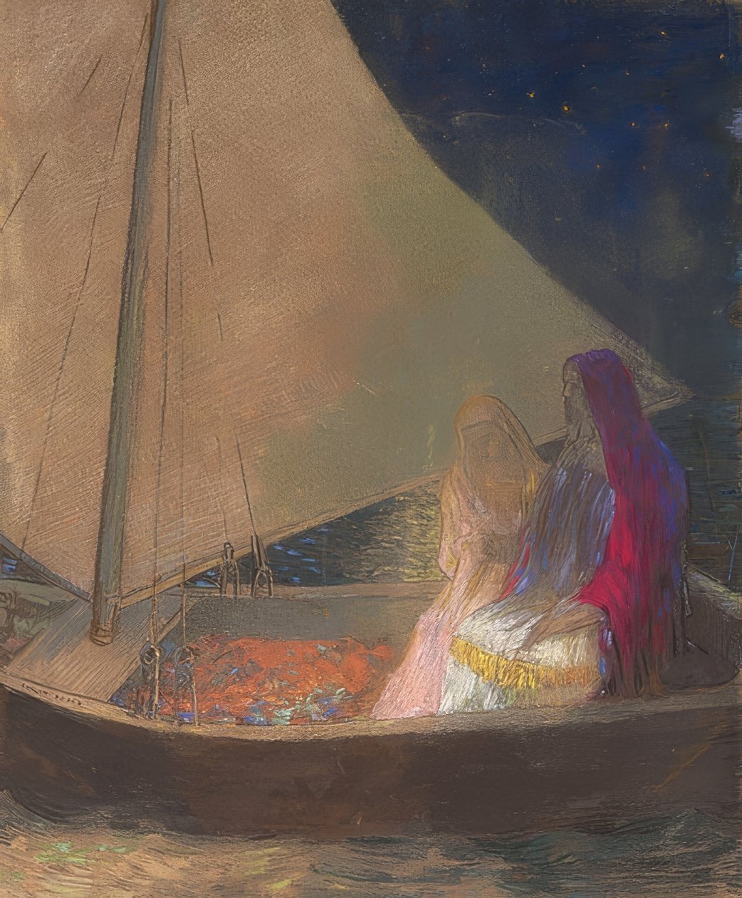 O latido. Por volta de 1902 de Odilon Redon