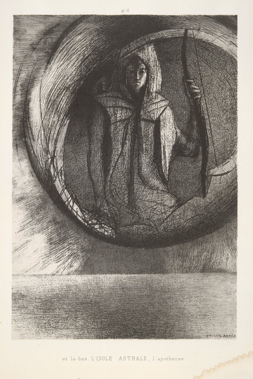 Et l?-bas l de Odilon Redon