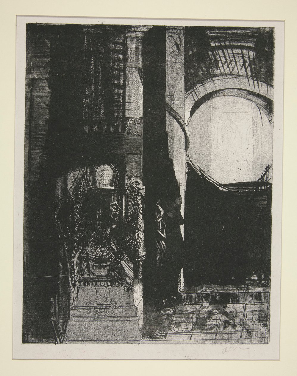 E em todo o lado há colunas de basalto de Odilon Redon