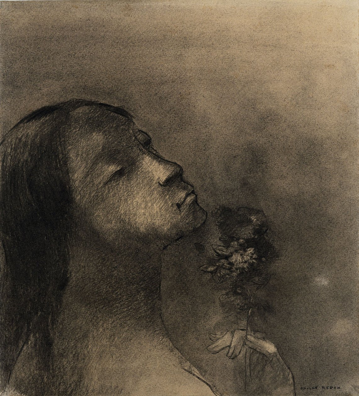 Flor do mal de Odilon Redon