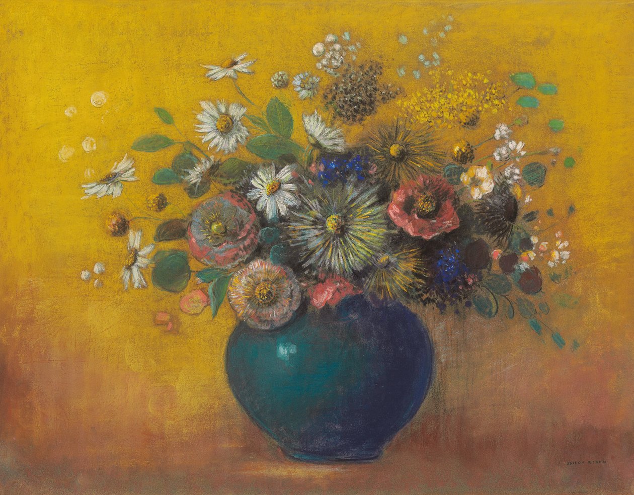 Buquê de flores de Odilon Redon