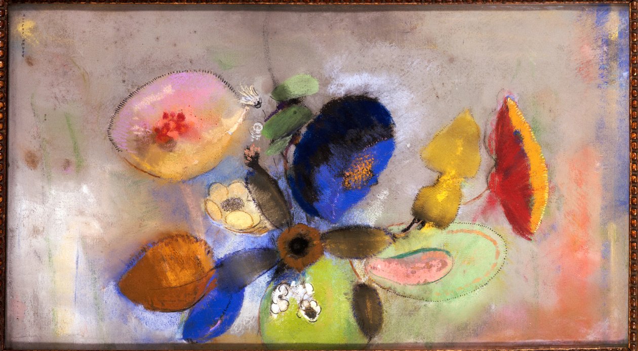 Flores, 1907-10 de Odilon Redon