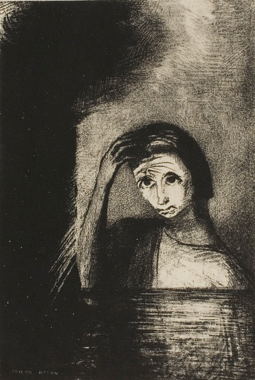 Frontispício da obra Les Debacles de Emile Verhaeren de Odilon Redon