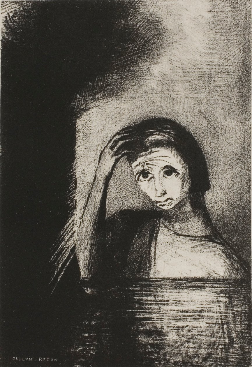 Frontispício da obra Les Debacles de Emile Verhaeren de Odilon Redon