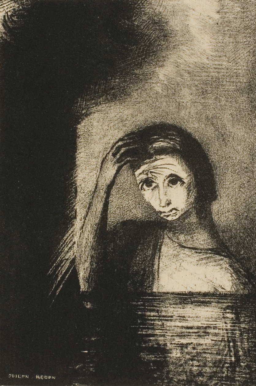 Frontispício da obra Les Debacles de Emile Verhaeren de Odilon Redon