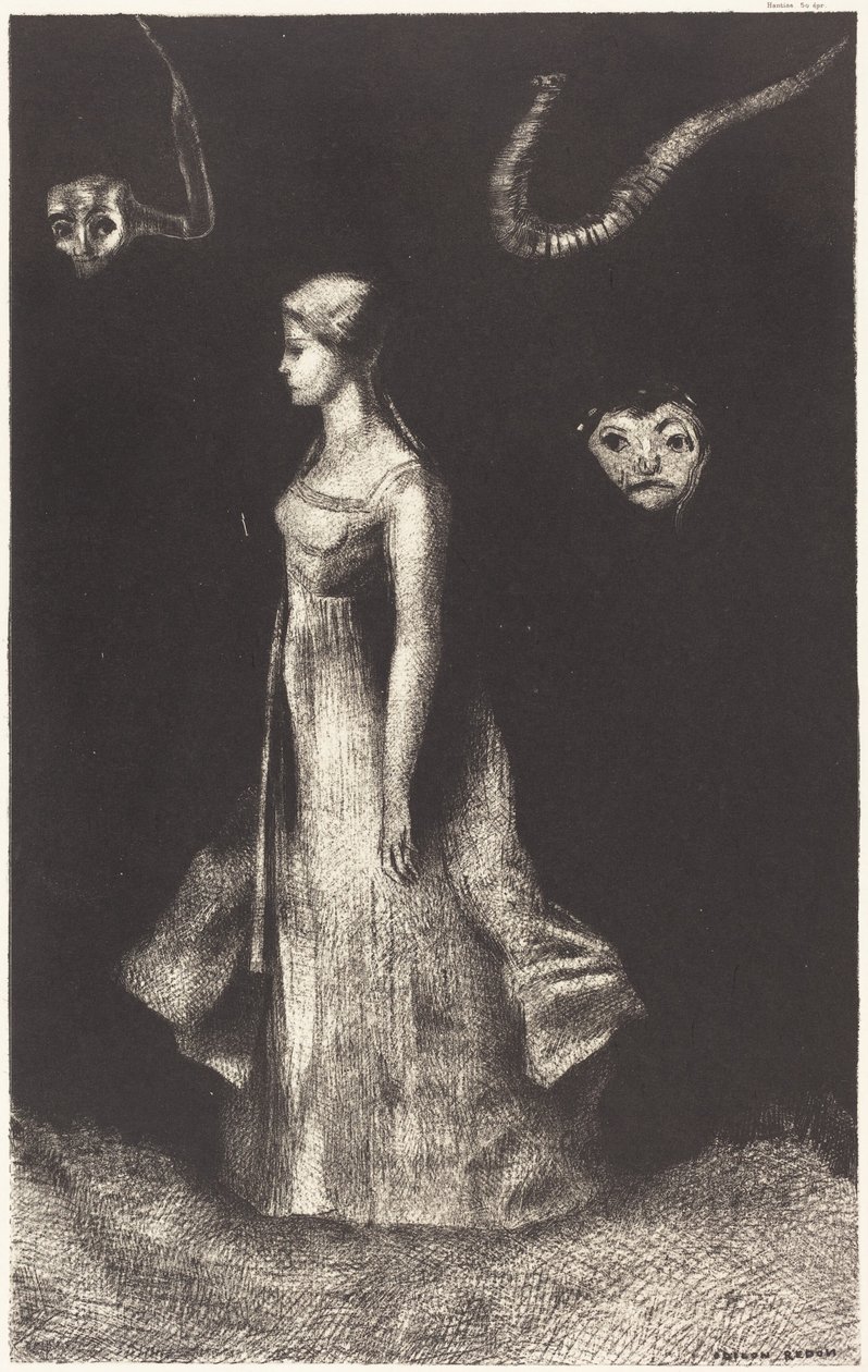 Obsessão (Obsessão) de Odilon Redon