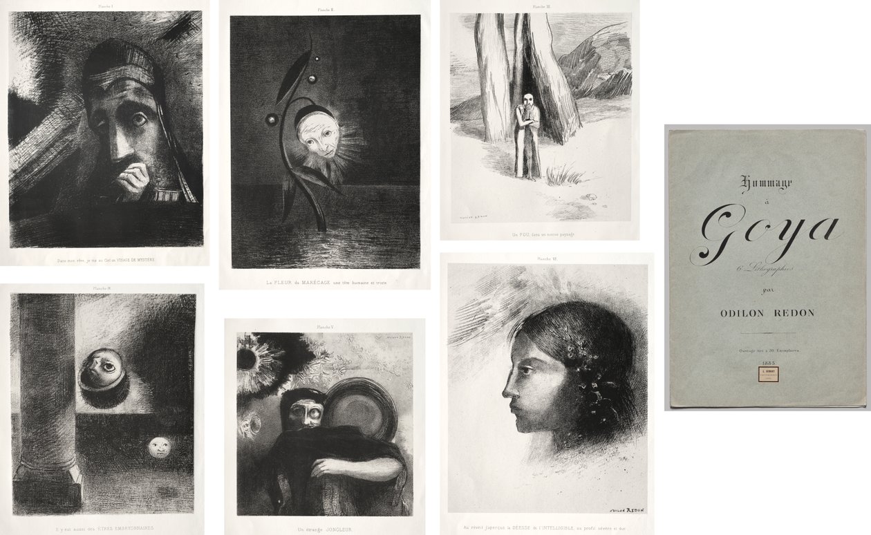 Homenagem a Goya de Odilon Redon