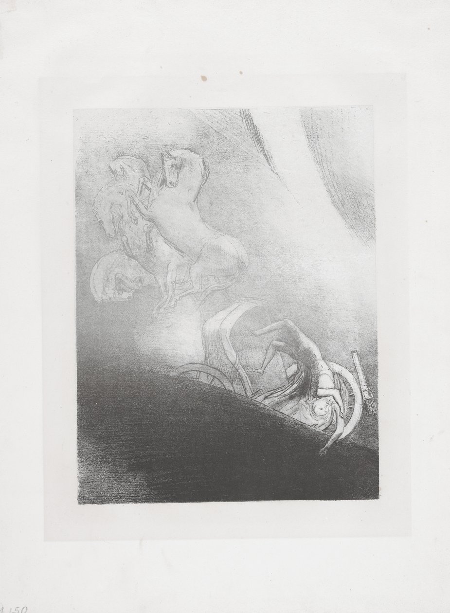 Ele cai no abismo... de Odilon Redon