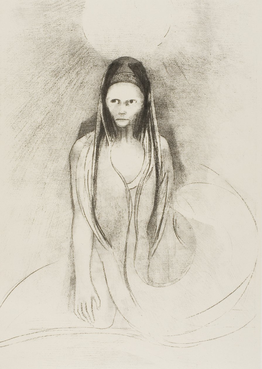 A inteligência era minha! Tornei-me o Grande Buda!, placa 12 de 24 de Odilon Redon