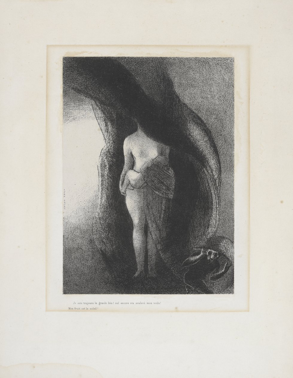 Eu ainda sou a grande Ísis! de Odilon Redon