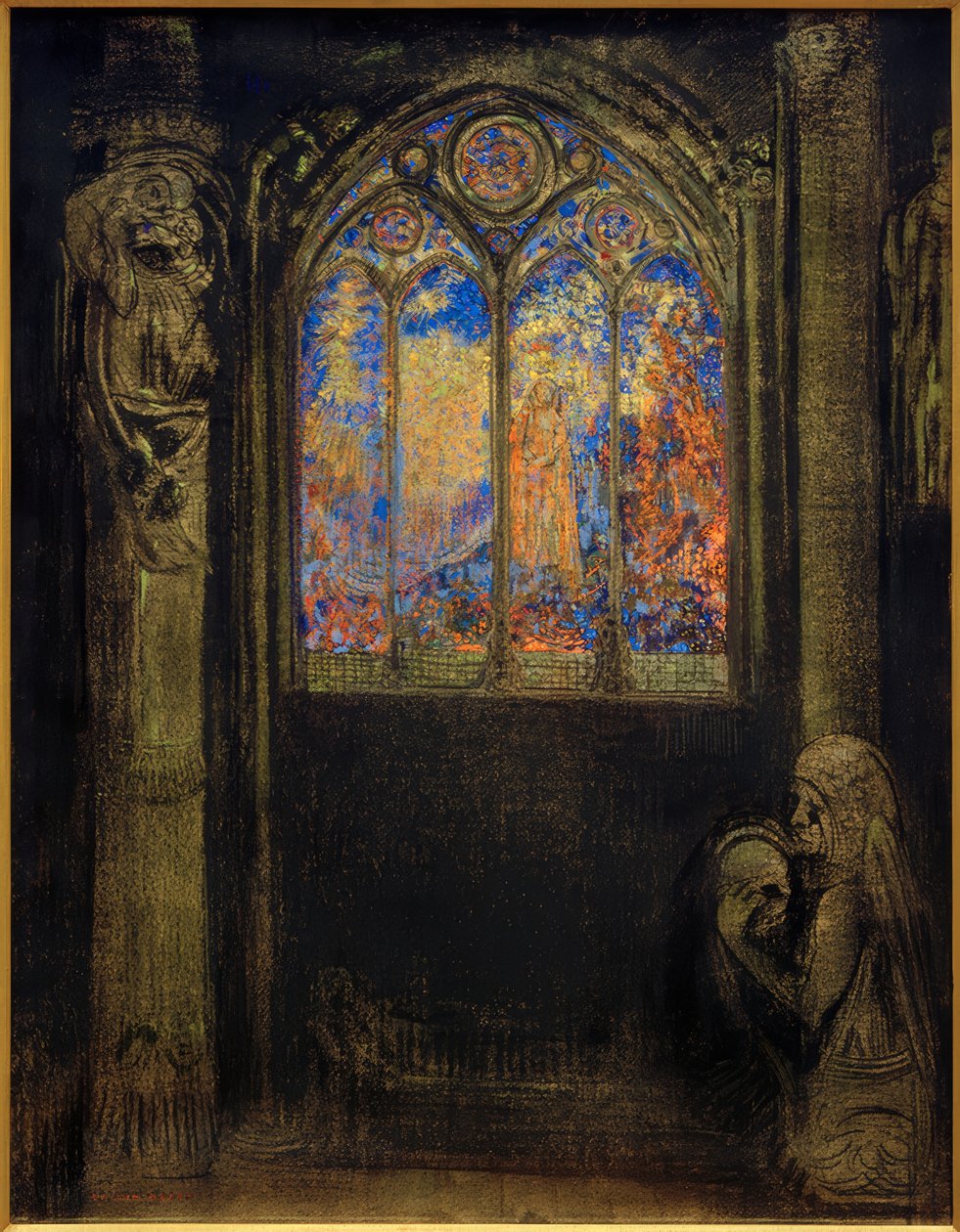indicador da igreja de Odilon Redon