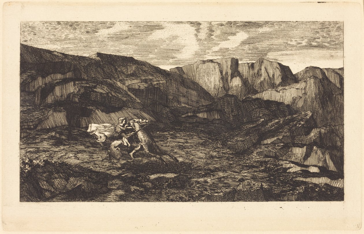 O Medo (Fear) de Odilon Redon