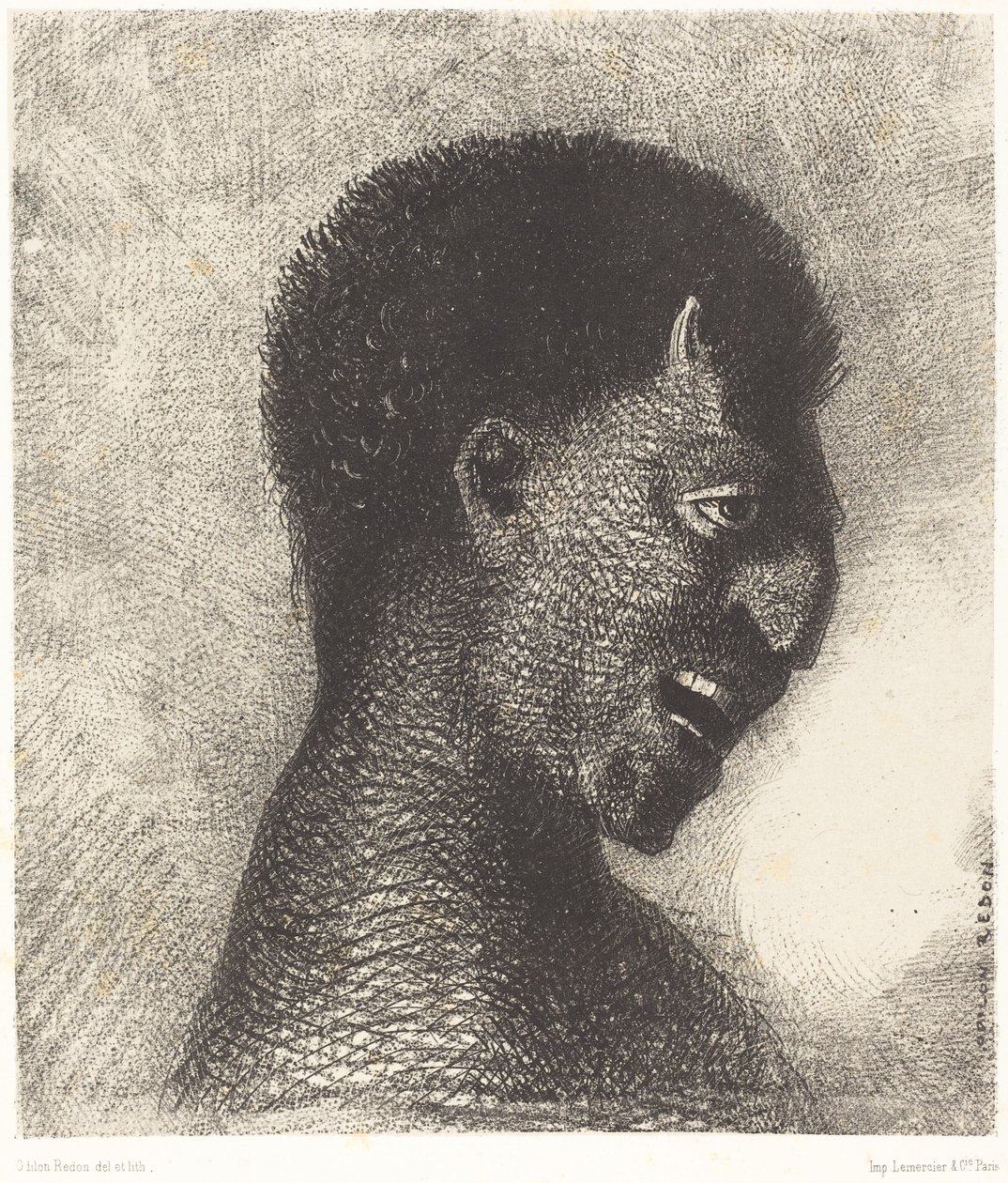 O Sátiro com o sorriso cínico de Odilon Redon