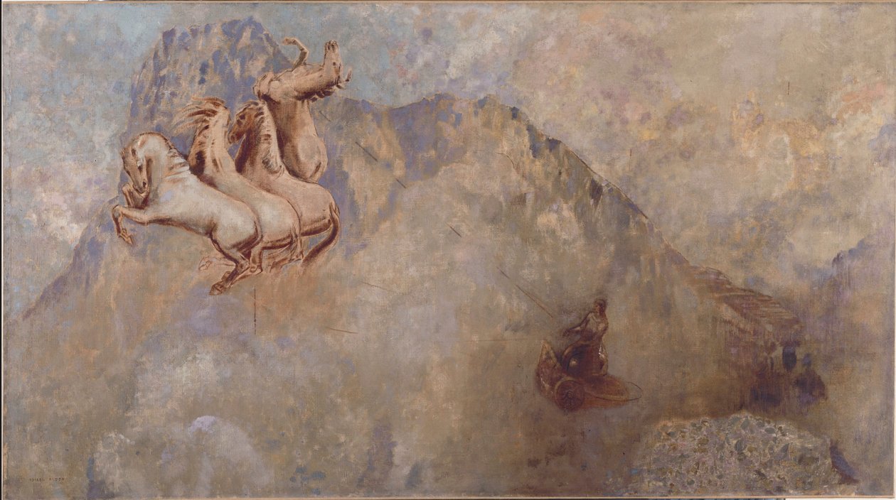 O carro do Sol de Odilon Redon
