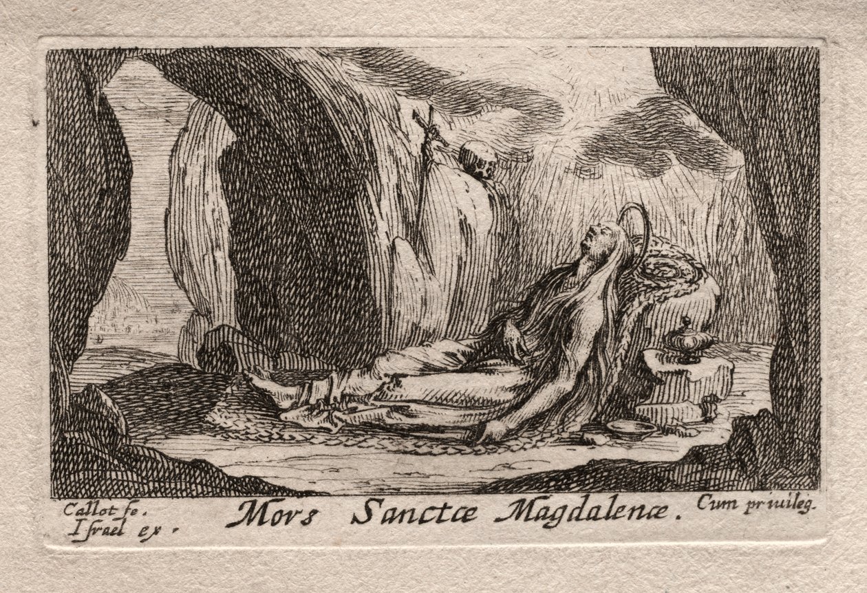 Os Penitentes: Morte de Ste. Madeleine de Odilon Redon