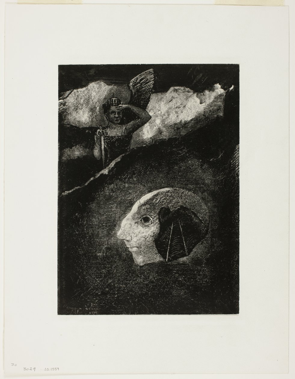 Limbo, prato quatro de In Dreams de Odilon Redon