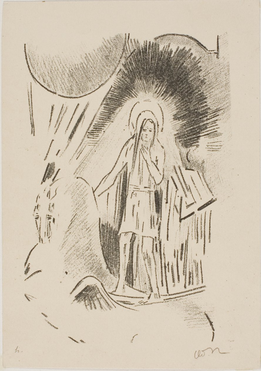 Homem em Pégaso de Odilon Redon