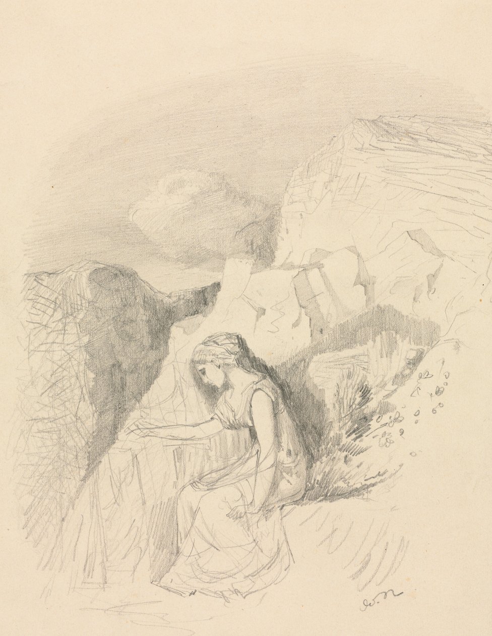 Melancolia, c. 1868 de Odilon Redon