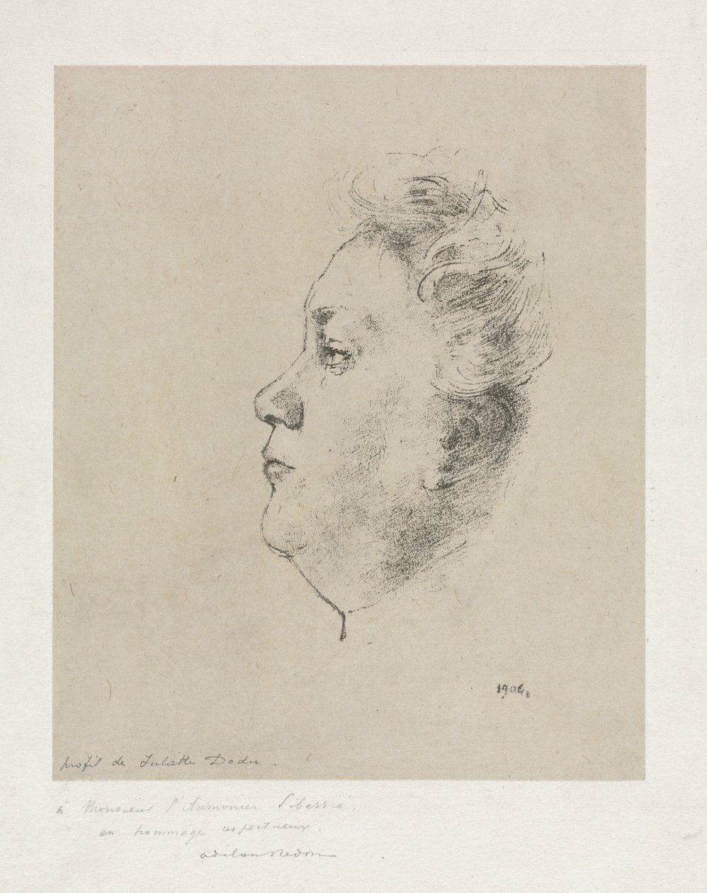 Senhorita Juliette Dodu de Odilon Redon