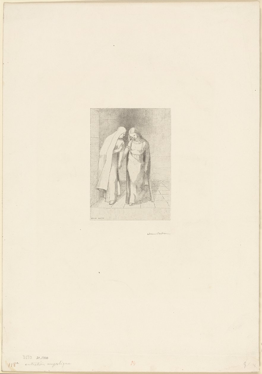 Conversa Mística de Odilon Redon