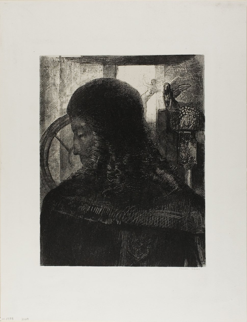 Velho Cavaleiro de Odilon Redon