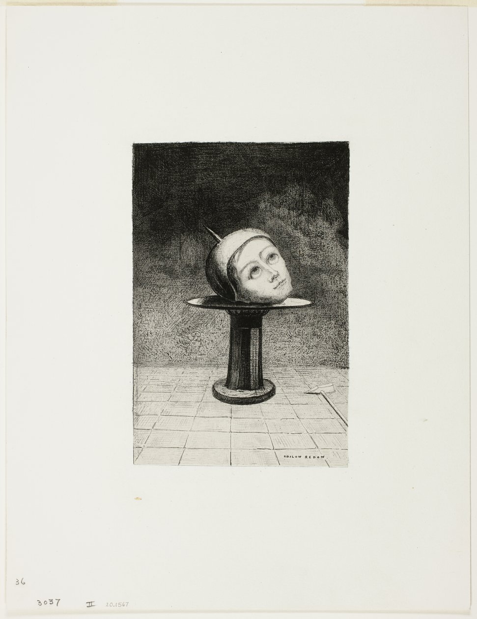 No prato, prato dez de In Dreams de Odilon Redon