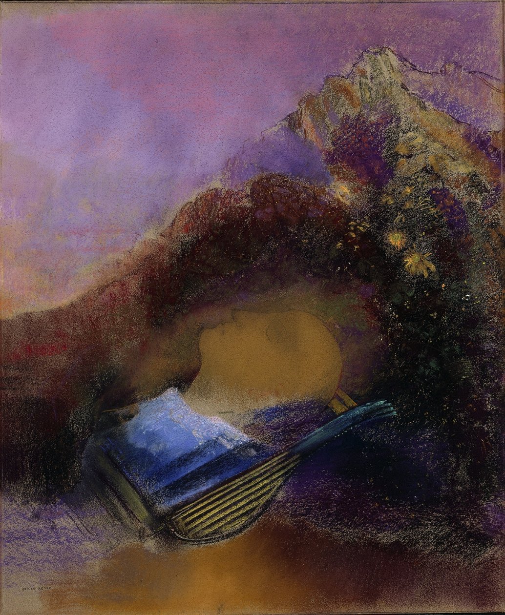 Orfeu, c. 1903-1910. de Odilon Redon