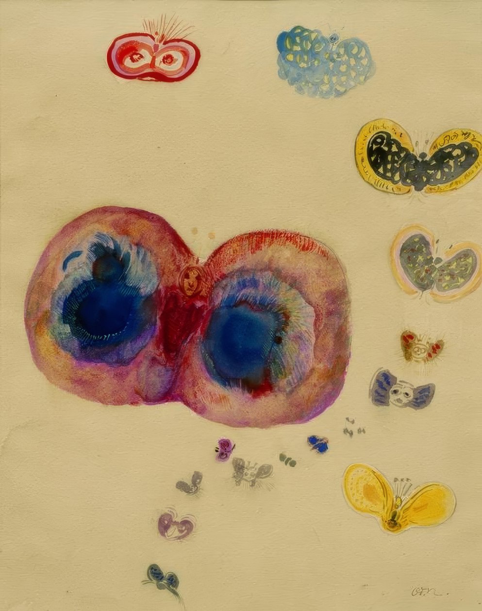 borboletas de Odilon Redon