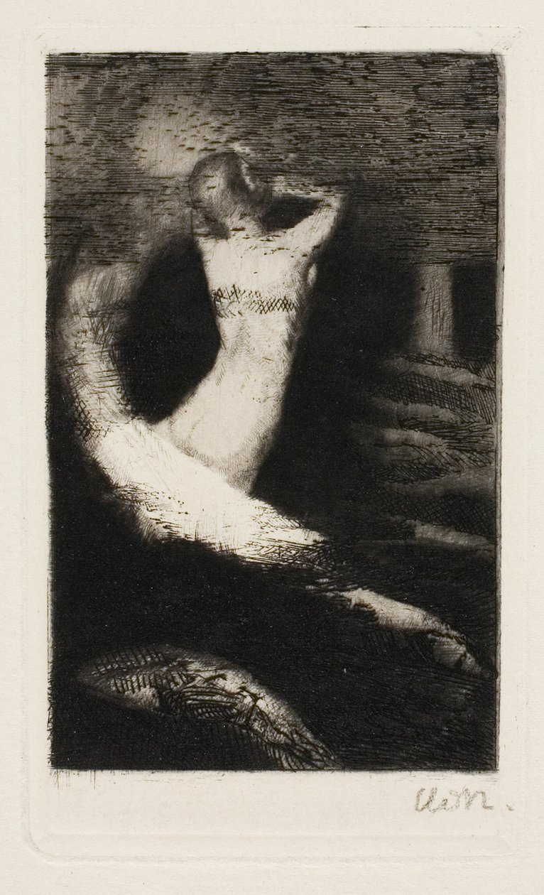 Passagem de uma alma de Odilon Redon