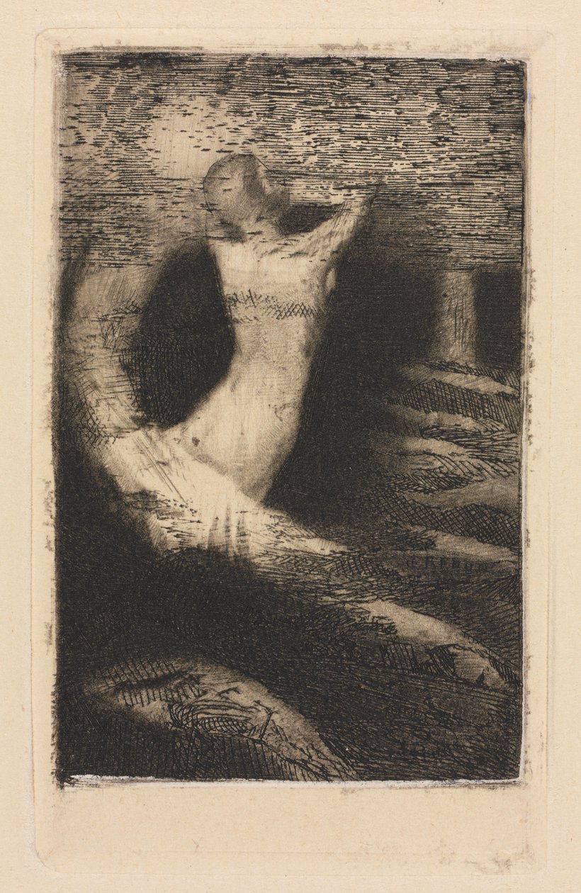 Passagem de uma alma de Odilon Redon