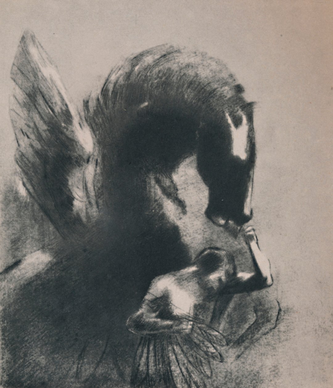 Cativo de Pegasus, 1889, 1946. de Odilon Redon