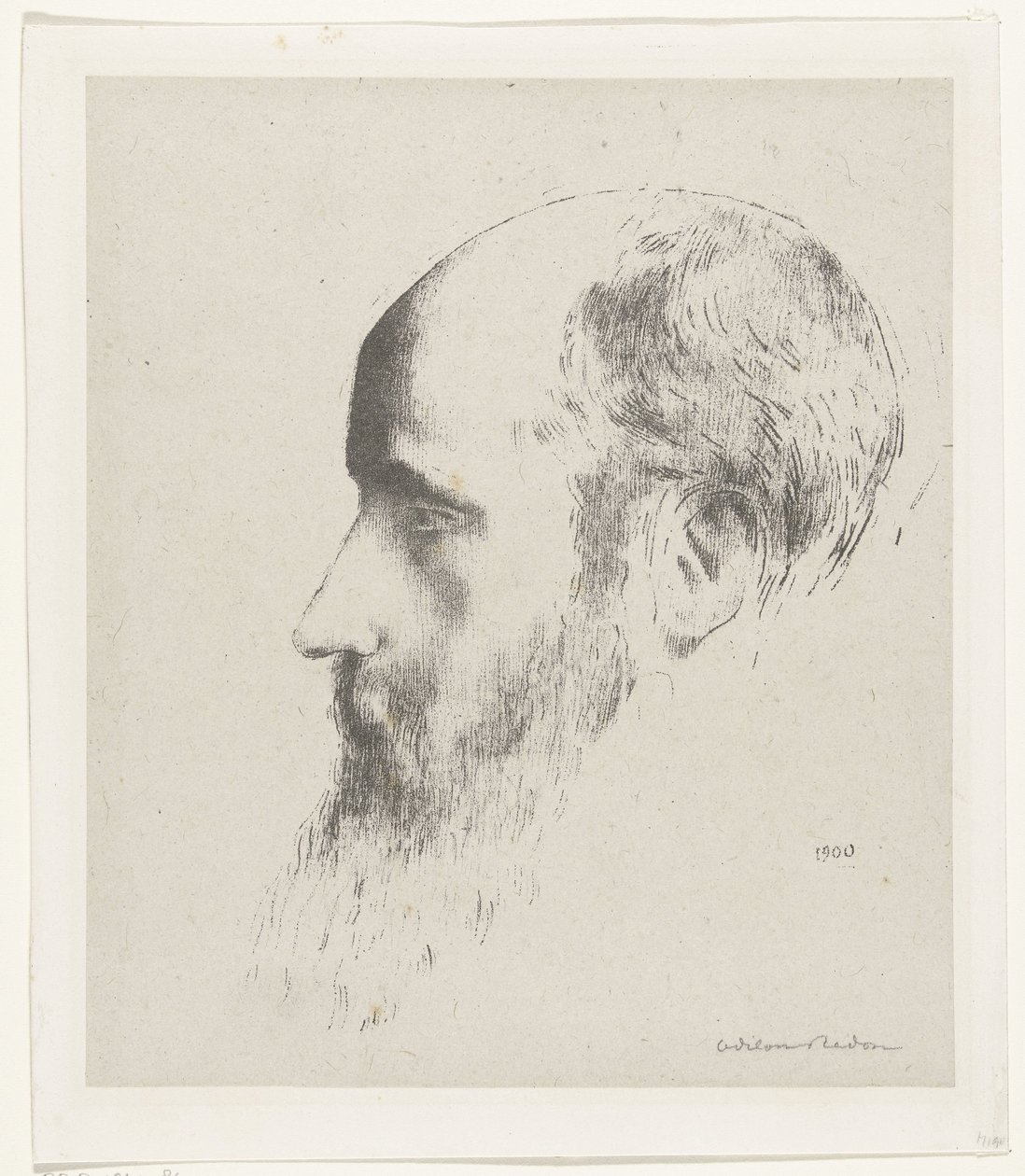 Retrato de Edouard Vuillard de Odilon Redon