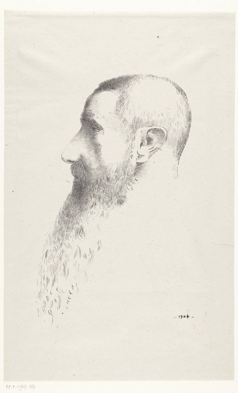 Retrato de Roger Marx de Odilon Redon