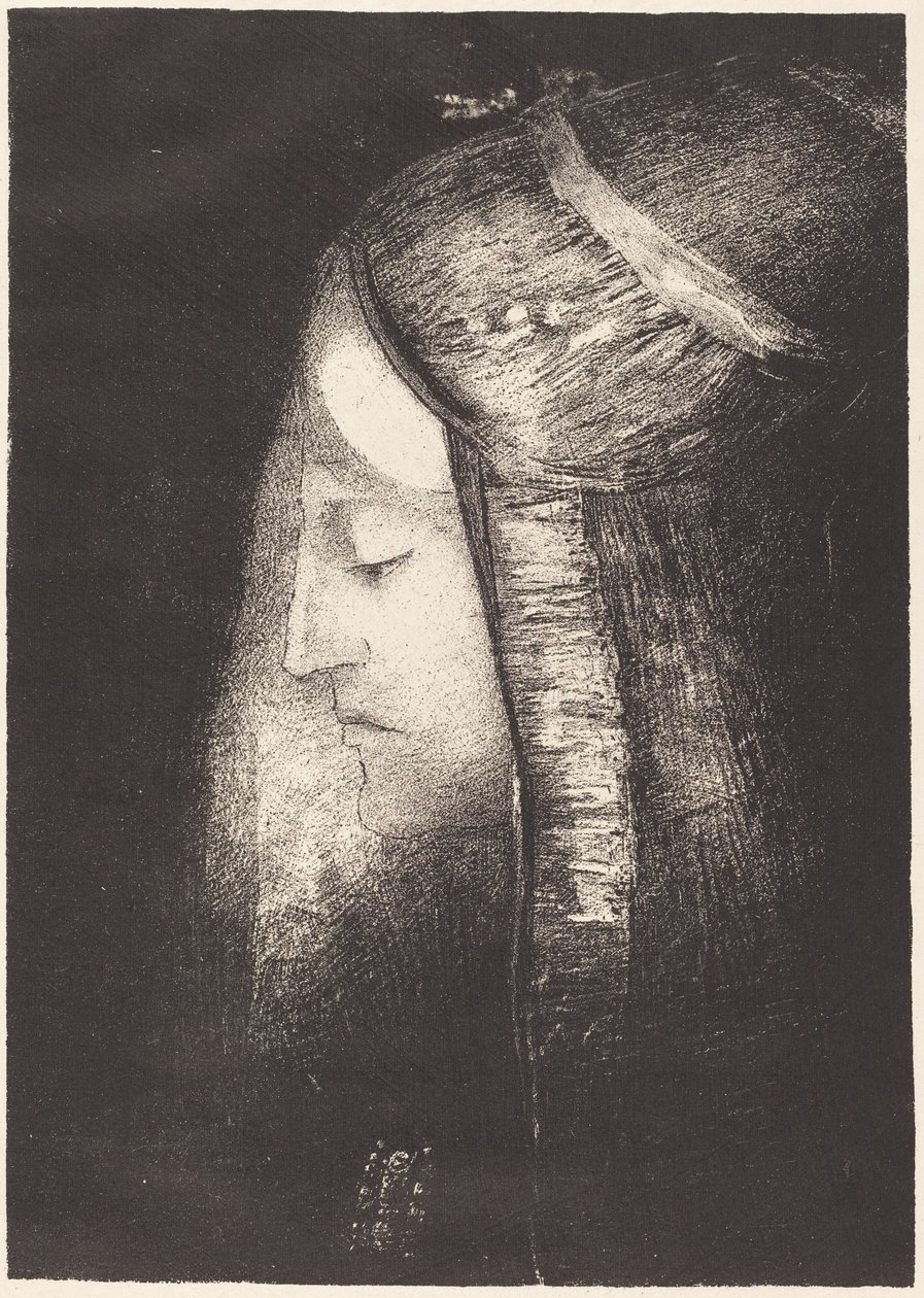 Perfil de luz (Profile of light) de Odilon Redon