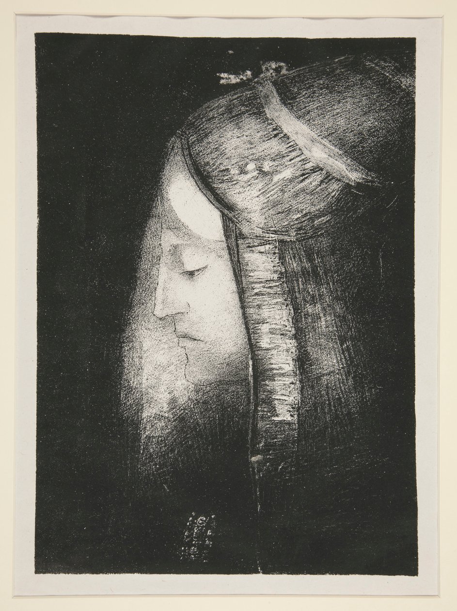 Perfil de lumi?re (Perfil de luz) de Odilon Redon
