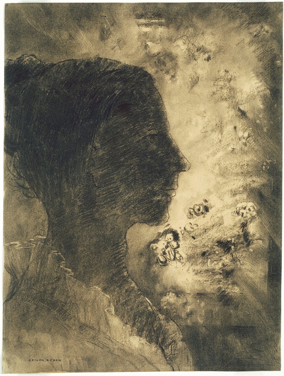 Perfil da Sombra de Odilon Redon