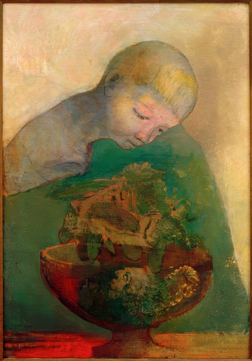 Casca de se tornar de Odilon Redon