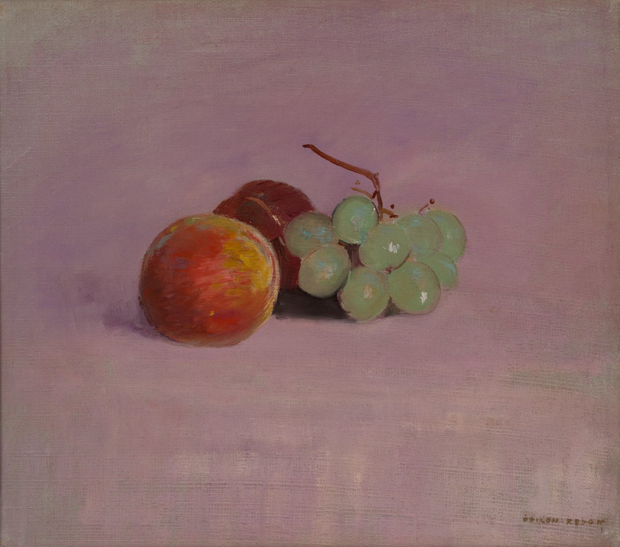 Natureza Morta com Fruta de Odilon Redon