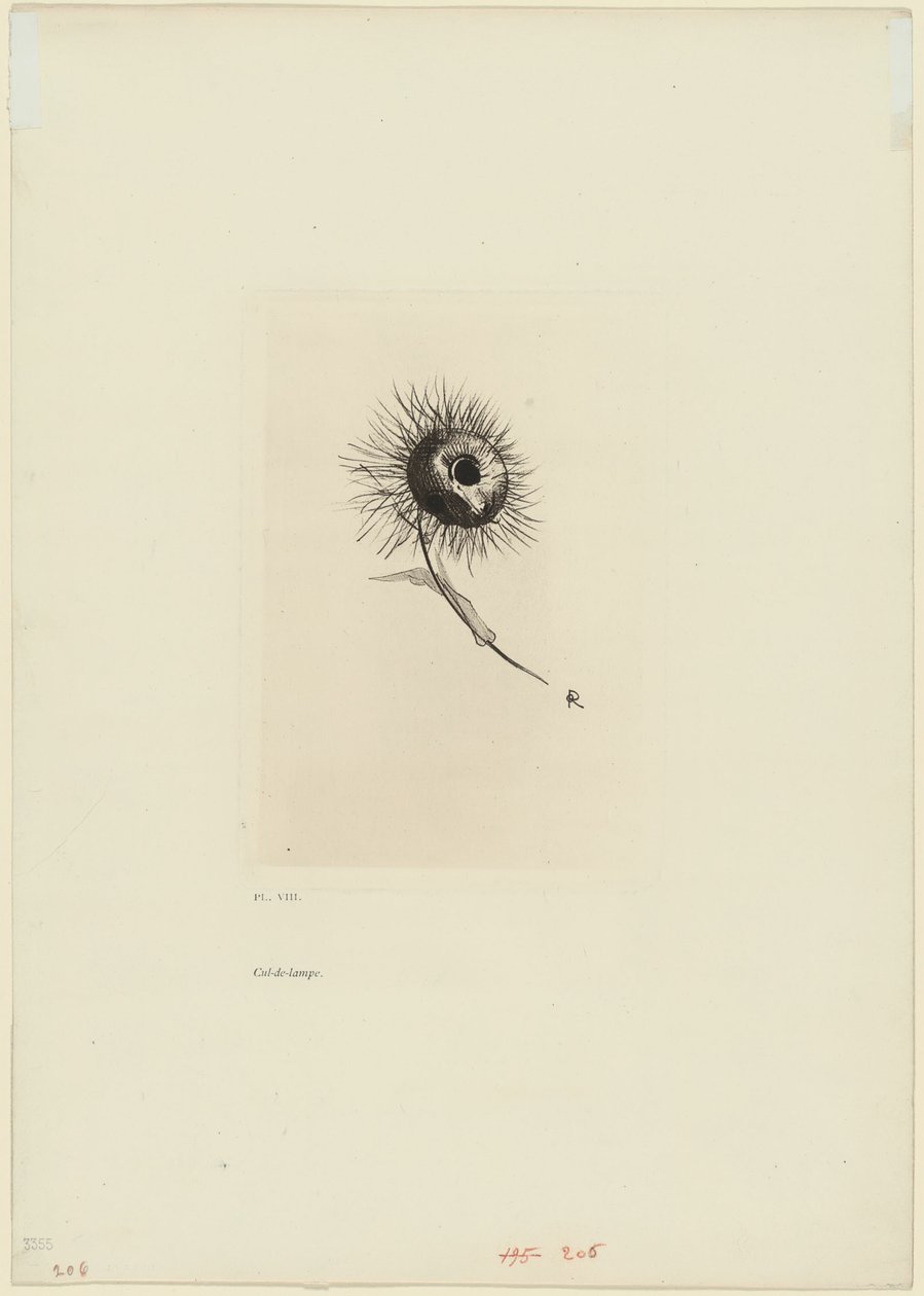Peça de cauda, placa 9 de 9 de Odilon Redon