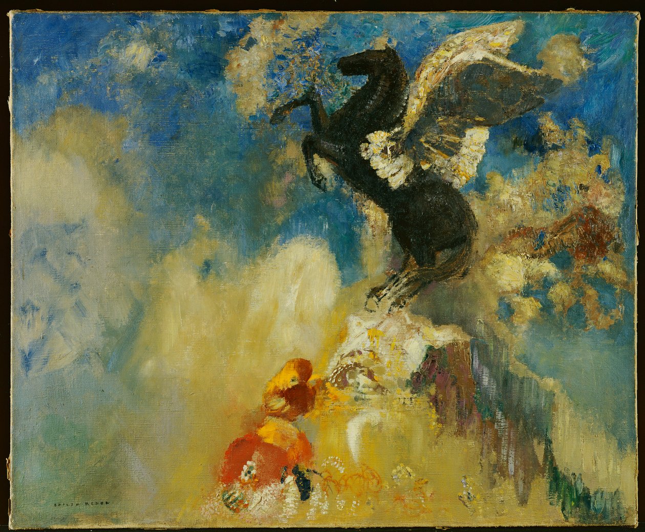 O Pégaso Negro de Odilon Redon