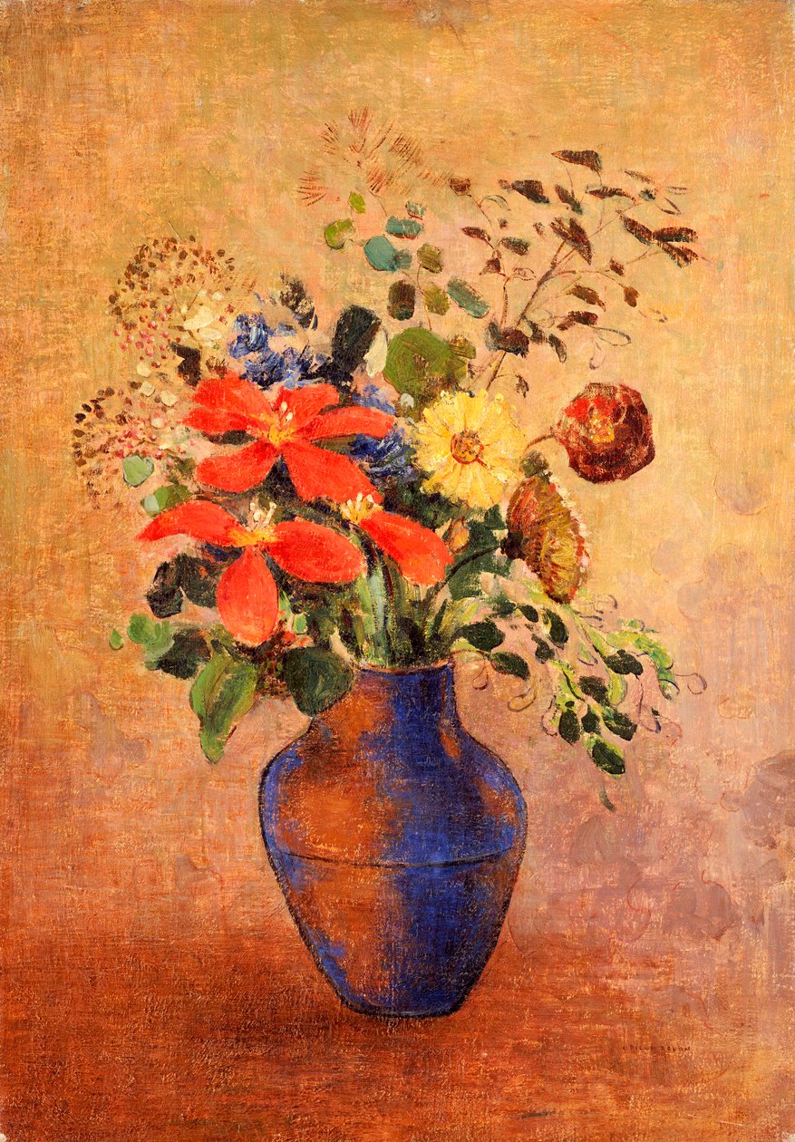 O vaso azul de Odilon Redon