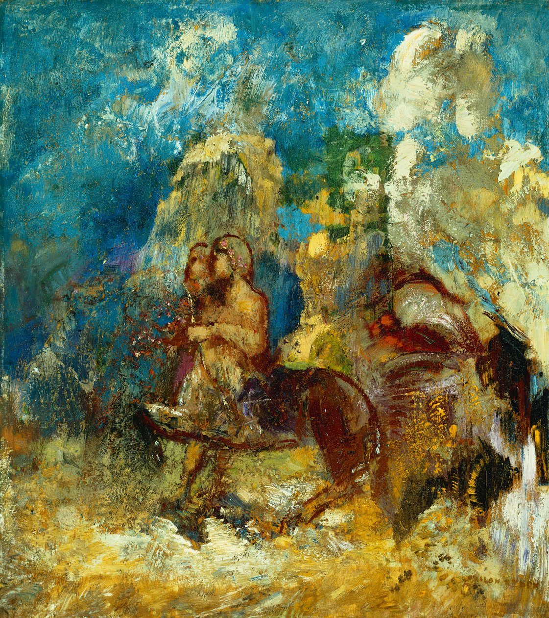 O Centauro; O Centauro, c.1910 de Odilon Redon