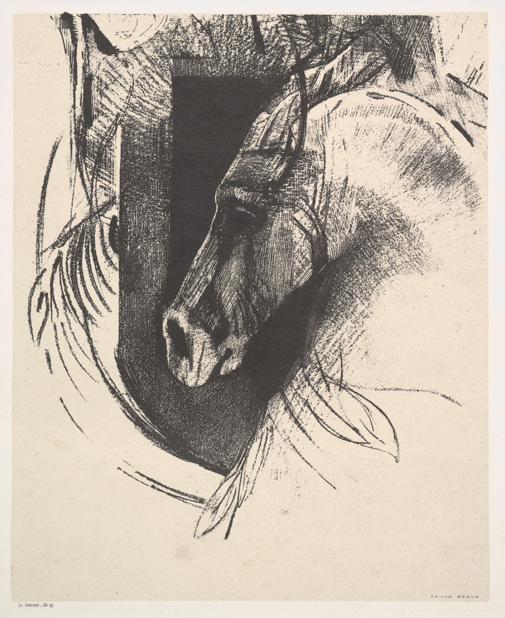 O carregador, 1894. de Odilon Redon