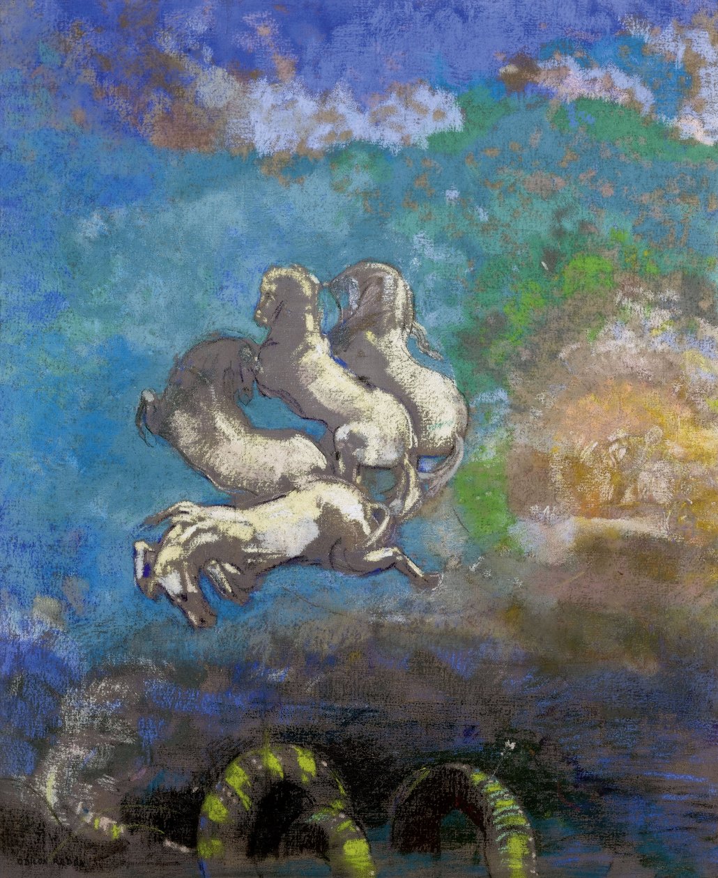 A Carruagem de Apolo de Odilon Redon