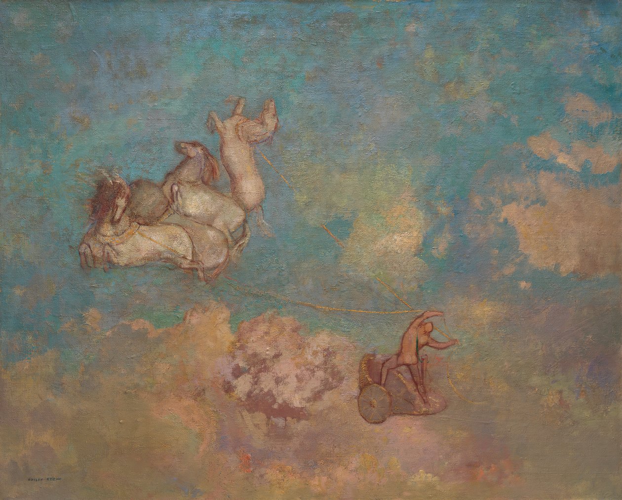 A Carruagem de Apolo, 1905-16. de Odilon Redon